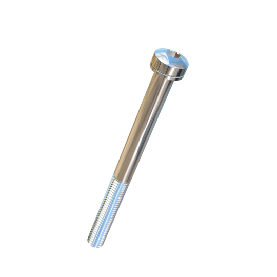 Titanium #8-36 X 2 UNF Fillister Head, Socket Drive, Allied Titanium Cap Screw